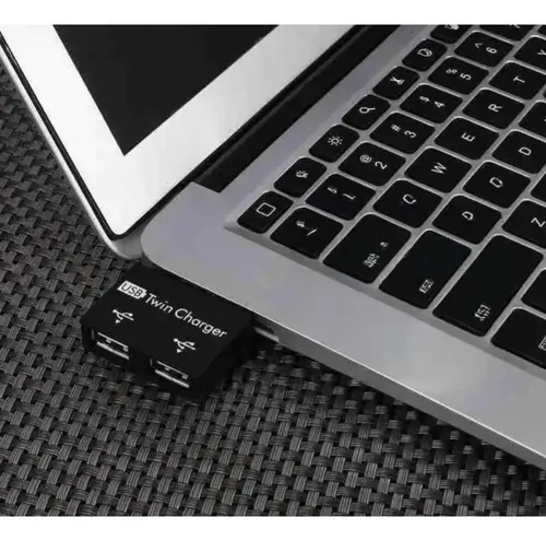 Divisor Usb 2 Puertos Cargador Doble Twin Charger 2.0 — imagen 4 de 5