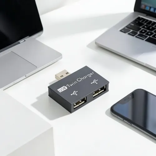 Divisor Usb 2 Puertos Cargador Doble Twin Charger 2.0 — imagen 5 de 5