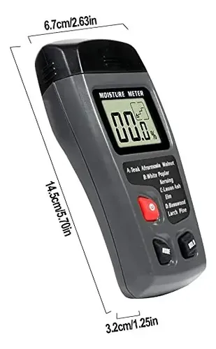 Higrómetro Digital Para Madera Con Pantalla Y Precisión Profesional — imagen 6 de 11