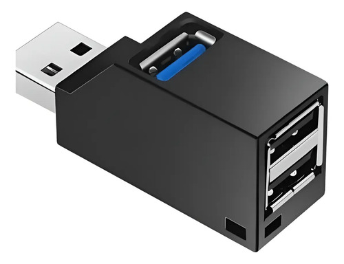Hub Usb 3.0 Multipuerto Zapatilla Usb Triple Multiplicador Negro