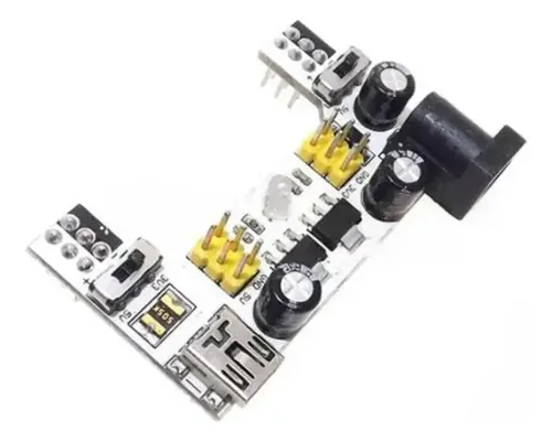 Fuente Modulo Alimentación Protoboard 5v 3.3v Arduino Esp32 — imagen 2 de 3