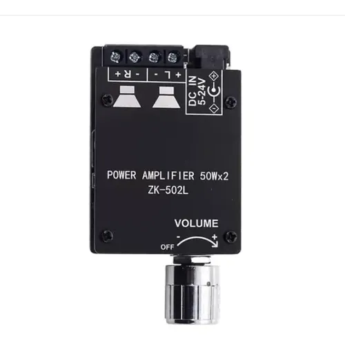 Mini Amplificador 100w Rms 50w+50w Bluetooth Placa Modulo Negro 100 W — imagen 4 de 5