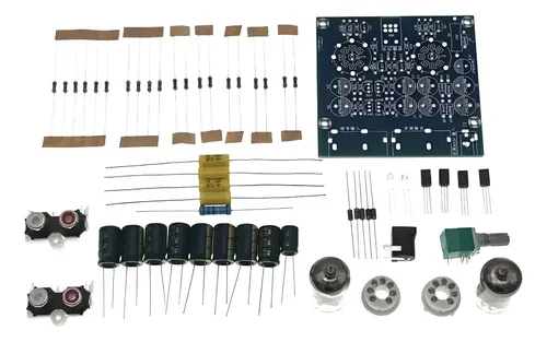Preamplificador Valvula Tubo Estéreo Hifi 6j1 Kit Para Armar