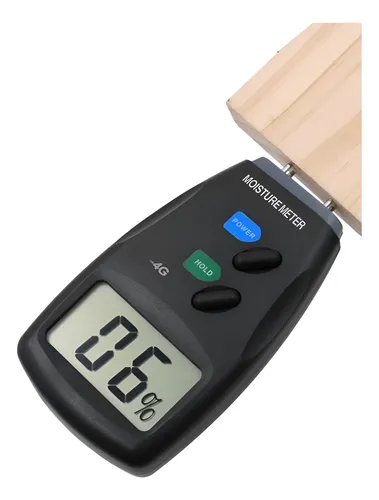 Medidor De Humedad De Maderas Y Mdf Detector Higrometro
