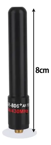 Antena Para Handy Baofeng Y Similares Sma-f  Corta 8cm — imagen 4 de 5