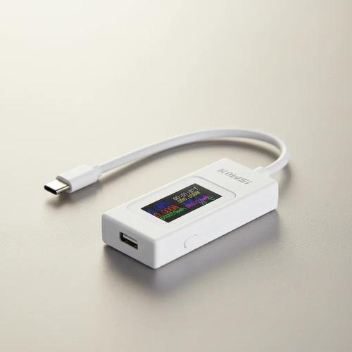 Tester Usb Tipo C Voltimetro Amperimetro Usb Doctor Celular — imagen 2 de 4