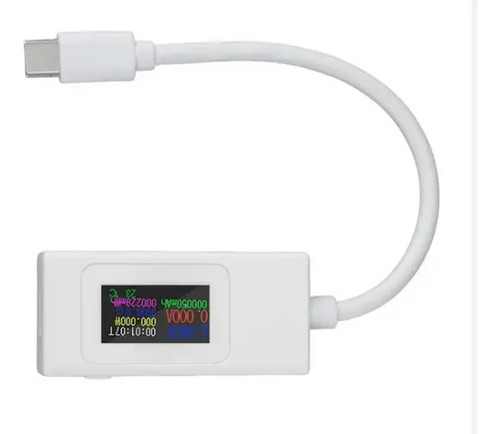 Tester Usb Tipo C Voltimetro Amperimetro Usb Doctor Celular — imagen 4 de 4