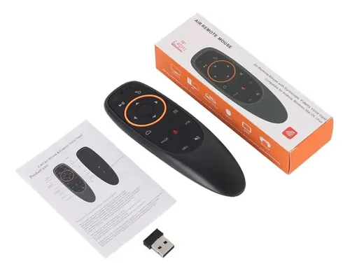 Control Remoto Tv Air Mouse Con Voz Y Retroiluminacion S10 Negro — imagen 3 de 8