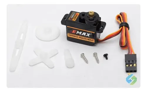 Servo Analogico Emax Es08ma Radiocontrol Arduino Metalico — imagen 2 de 4