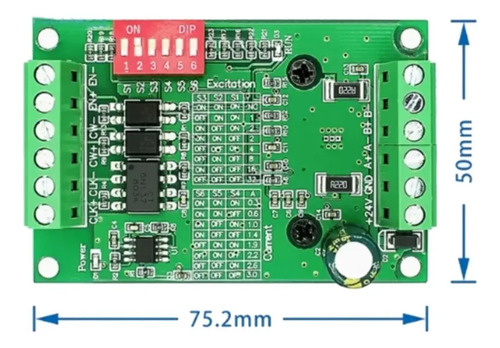 Placa Controladora De Motor Paso A Paso Tb6560 3.5a 10v-35v — imagen 6 de 6