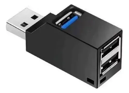 Hub Usb 3.0 Multipuerto Zapatilla Usb Triple Multiplicador 3 Negro