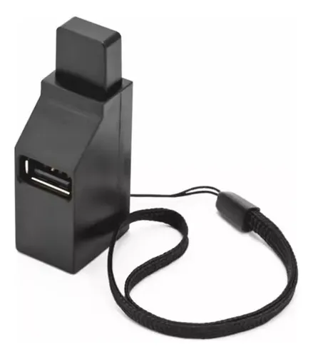 Hub Usb 3.0 Multipuerto Zapatilla Usb Triple Multiplicador 3 Negro — imagen 3 de 3