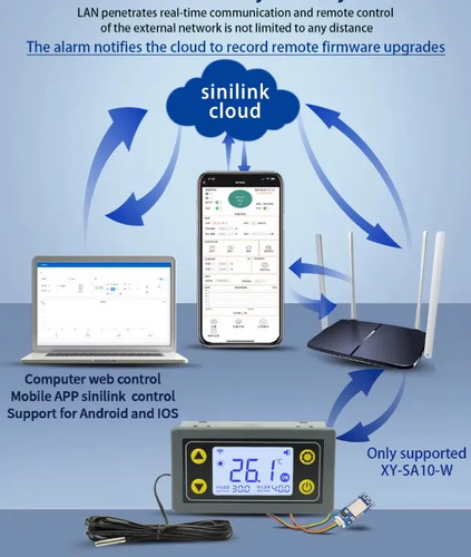 Termostato Con Control Wifi Digital 110v 220v Con Sonda — imagen 6 de 11