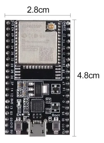 Esp32-devkitc Wroom-32 Placa De Desarrollo Similar Arduino Modelo U — imagen 3 de 6