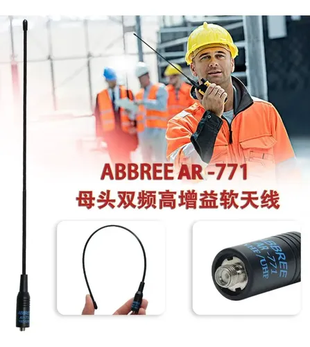 Antena Para Handy Baofeng Abbree Ar-771 Vhf Uhf Radio — imagen 6 de 10