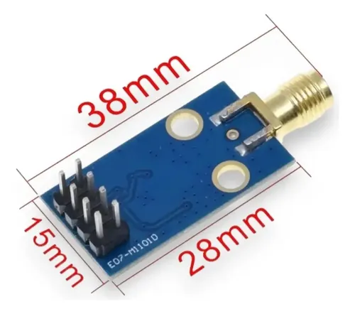 Módulo Sfio Cc1101 Antena Sma Transceptor 433mhz Con Antena — imagen 6 de 6