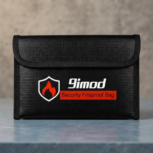 Bolsa Ignífuga Baterías Lipo Rc Dinero Documentos 13x18,5cm Negro — imagen 3 de 6