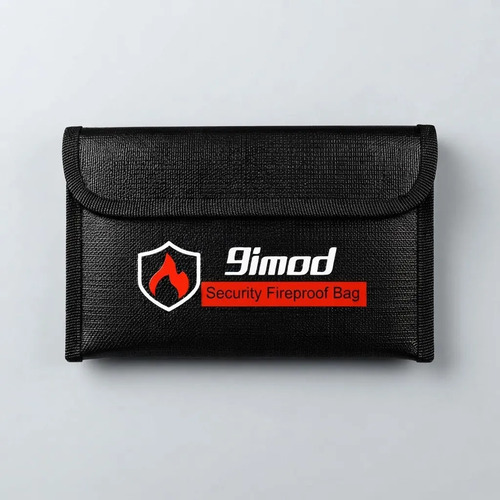 Bolsa Ignífuga Baterías Lipo Rc Dinero Documentos 13x18,5cm Negro — imagen 6 de 6
