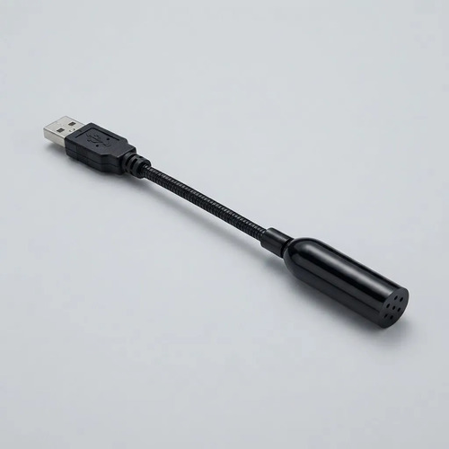 Micrófono Usb Dm-hd29 Con Cable Para Pc Streaming Karaoke Negro — imagen 3 de 5