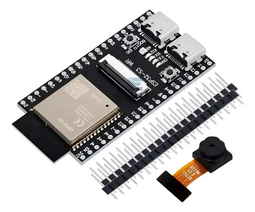 Placa Esp32-s3 Wroom N16r8 Con Cámara Ov5640 Wifi Bluetooth