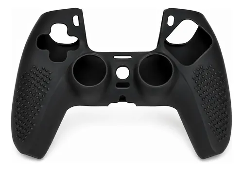 Funda De Silicona Para Joystick Ps5 Antideslizante Protector Negro Para Ps5 — imagen 4 de 4