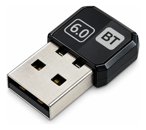 Adaptador Usb Bluetooth 6.0 Dongle Inalámbrico Tv Pc Negro
