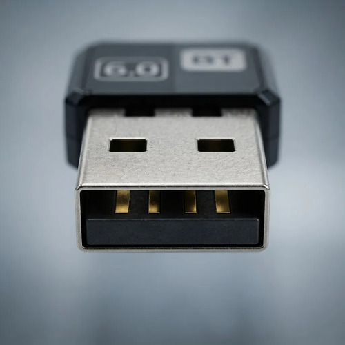 Adaptador Usb Bluetooth 6.0 Dongle Inalámbrico Tv Pc Negro — imagen 3 de 3