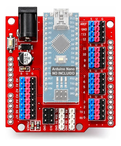 Placa De Expansión Para Arduino Nano Shield V3 Atmega328p — imagen 2 de 6