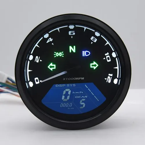Velocímetro, Odómetro, Tacómetro Lcd De 12000rpm Para Moto — imagen 3 de 8