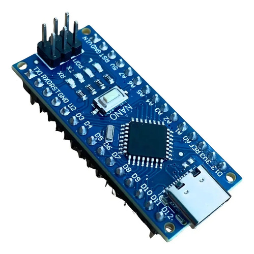 Placa Nano Atmega328p Microcontrolador Puerto Usb Tipo C — imagen 4 de 8