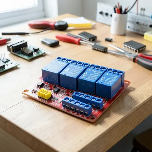 Modulo Relé 4 Canales 5v 10a Para Domótica Y Arduino — imagen 3 de 4