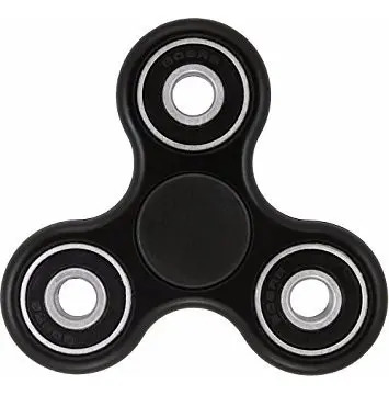 Spinner Anti Estres Calmar Ansiedad Juego Juguete Rulemanes Negro — imagen 3 de 5