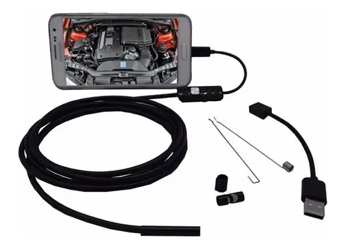 Endoscopio 1m Camara Boroscopio Sonda Luz Led Celular 5.5 — imagen 4 de 4
