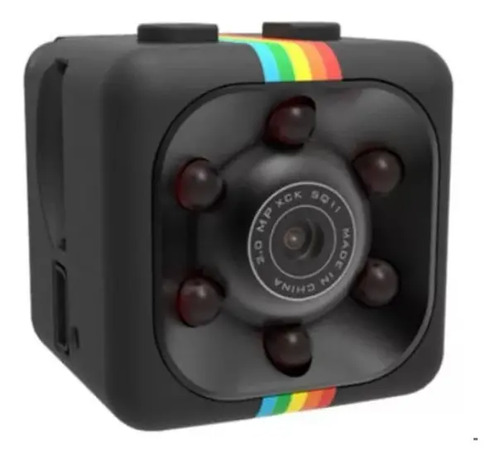 Mini Camara Espia Seguridad Vigilancia Casco Moto Con Envio Negro — imagen 6 de 6