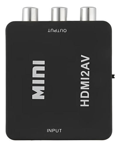 Adaptador Conversor Hdmi A Rca Convertidor Sonido 1080p