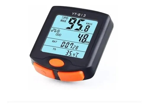 Velocimetro Inalambrico Odometro Bicicleta Computadora Avs Negro — imagen 6 de 8