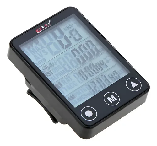 Velocimetro Odometro Para Bicicleta Inalambrico Avs Con Luz Negro