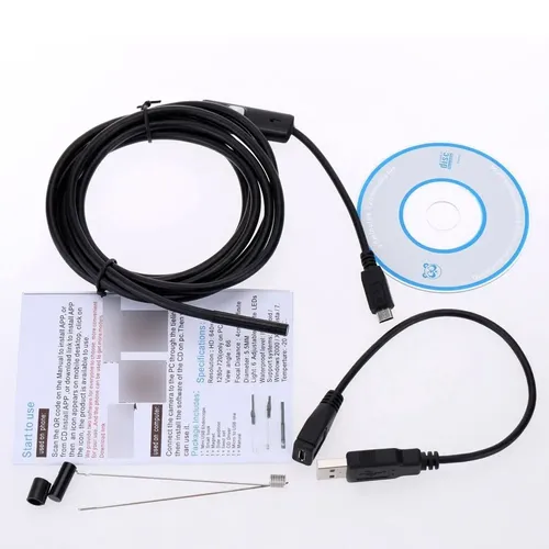 Sonda Endoscopio 2m 5.5mm Boroscopio Inspeccion Camara — imagen 5 de 5