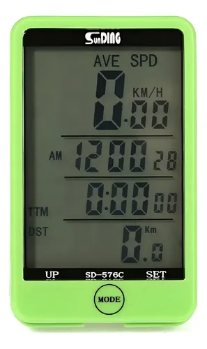 Velocimetro Inalambrico Odometro Bicicleta Avs Boton Mando — imagen 2 de 4