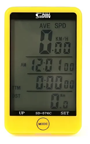Velocimetro Inalambrico Odometro Bicicleta Avs Boton Mando — imagen 4 de 4