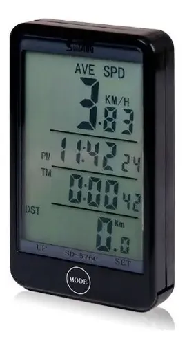 Odometro Velocimetro Inalambrico Bicicleta Avs Boton Control — imagen 4 de 5