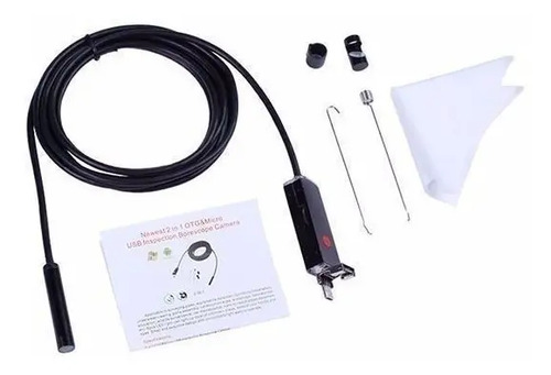 Endoscopio Sonda Boroscopio 5 Metros 8mm Camara Led 5m — imagen 2 de 4