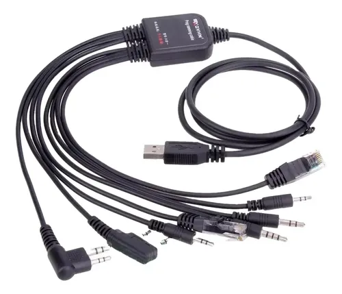Programador Para Base Y Handy Radioaficionado 8 En 1 Rj45