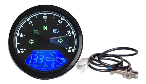 Velocimetro Universal Moto Digital Lcd Tacometro 12000 Rpm — imagen 6 de 8