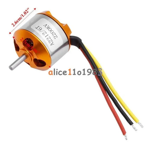 Motor Brushless ´2200kv A2212 Drone Cuadricoptero Avion Rc — imagen 4 de 5
