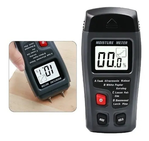 Medidor De Humedad De Madera Digital Higrometro Lcd