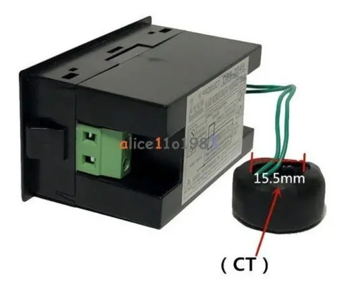 Medidor De Consumo Electrico 220 Corriente Potencia Kwa Watt — imagen 5 de 5