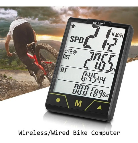 Velocimetro Bicicleta Inalambrico 2.7'' Avs Odometro Grande — imagen 8 de 8