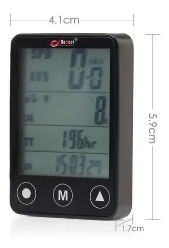 Velocimetro Para Bicicleta Inalambrico Nuevo Modelo 2019 Negro — imagen 5 de 6