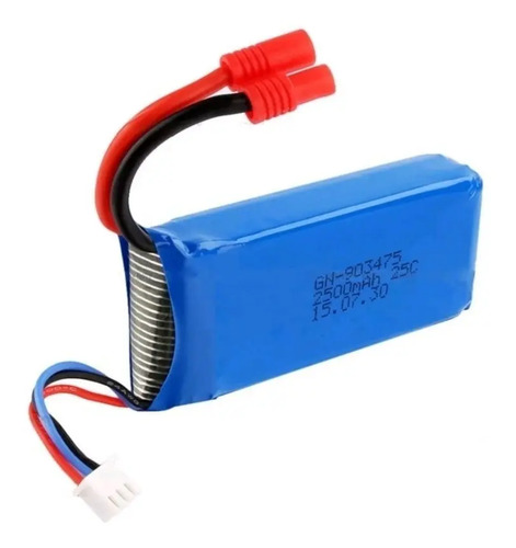 Bateria 7.4v 2500mah Drone Cuadricopter Syma X8w /c/g Rc 25c — imagen 3 de 4